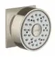 Hansgrohe-HG-Seitenbrause-1jet-eckig-Brushed-Nickel-28469820 gallery number 1